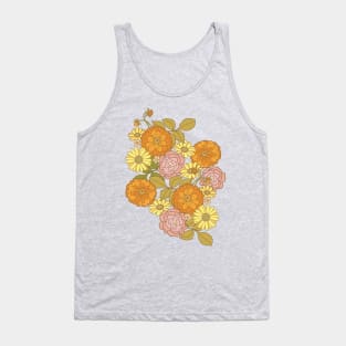 70s Tossed Floral Tank Top